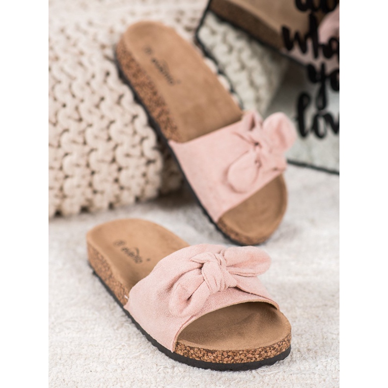 Evento Wildlederhausschuhe auf der Plattform rosa 2