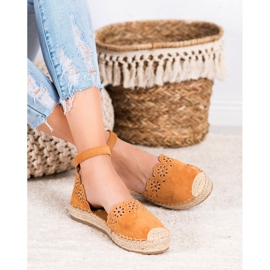 Seastar Espadrilles mit durchbrochenem Muster braun 2