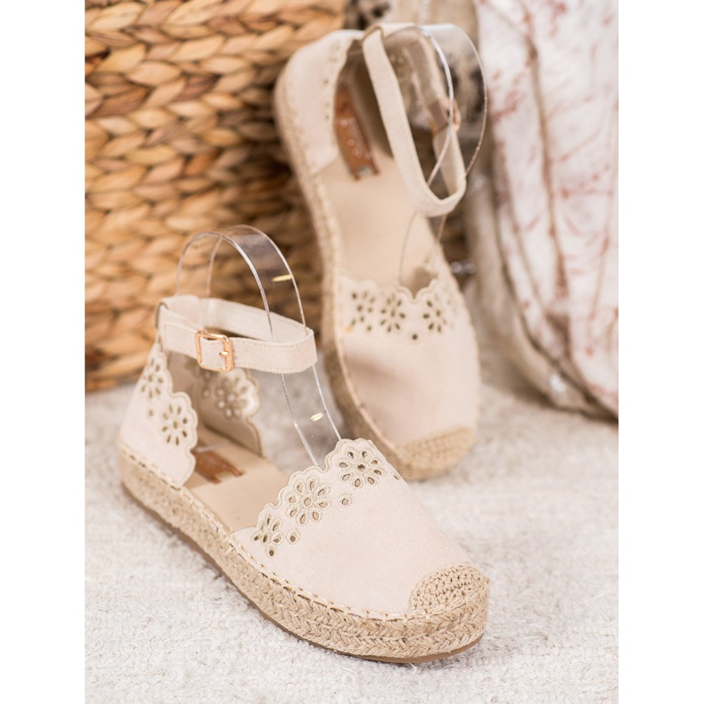 Seastar Espadrilles mit durchbrochenem Muster braun 1