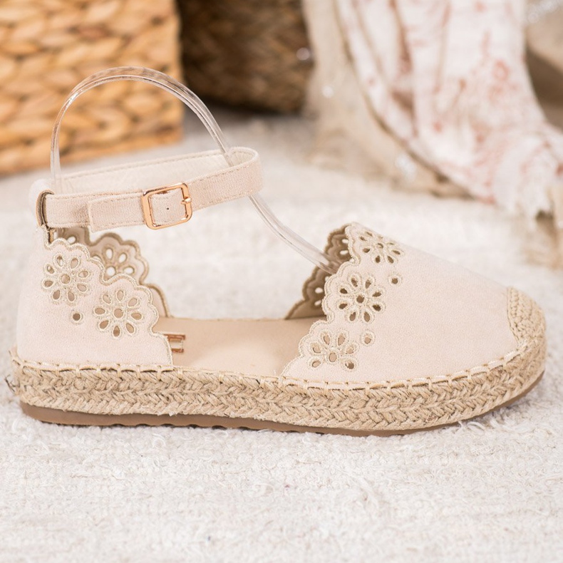 Seastar Espadrilles mit durchbrochenem Muster braun 2