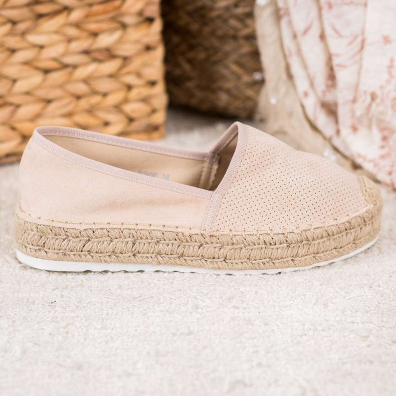 Seastar Durchbrochene Espadrilles mit Wildleder braun 1