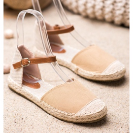 SHELOVET Textil-Espadrilles braun 1