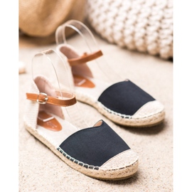 SHELOVET Textil-Espadrilles schwarz 1