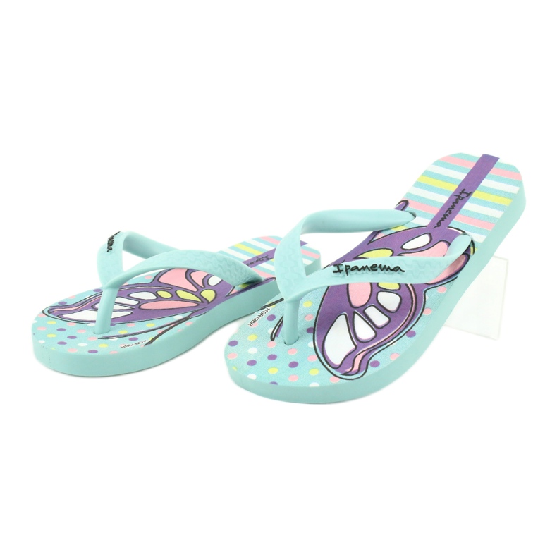 Flip-Flops Schmetterling Ipanema Temas KIDS 82773 violett grün 2