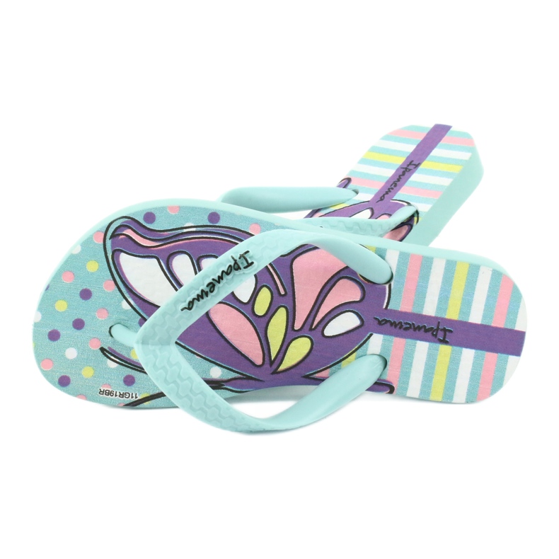 Flip-Flops Schmetterling Ipanema Temas KIDS 82773 lila grün 4
