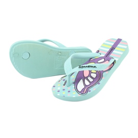 Flip-Flops Schmetterling Ipanema Temas KIDS 82773 violett grün 3