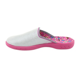 Befado farbige Kinderschuhe 707Y407 rosa grau 2