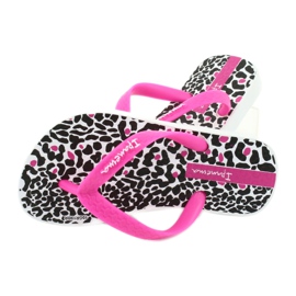 Ipanema 82777 Flip-Flops mit Leopardenmuster weiß schwarz rosa 4