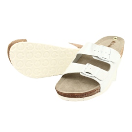 Damenhausschuhe weiße Perle Inblu NM019 mehrfarbig 3