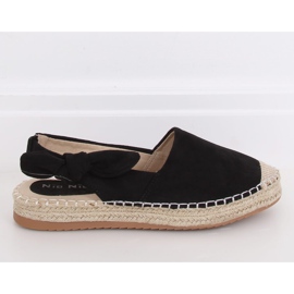Schwarze Damen Espadrilles 3016 Black 1