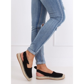 Schwarze Damen Espadrilles 3016 Black 2
