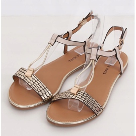 Beige Sandalen für Damen WL014 Beige 1