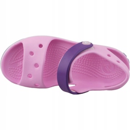 Crocs Crocband Sandale Kinder 12856-6AI schwarz rosa 2