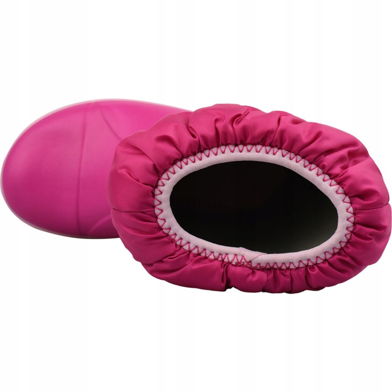 Crocs Winter-Puffstiefel Jr 14613-6X0 schwarz rosa 2