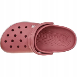 Crocs Crocband 11016-6PH Schuhe weiß rosa 2