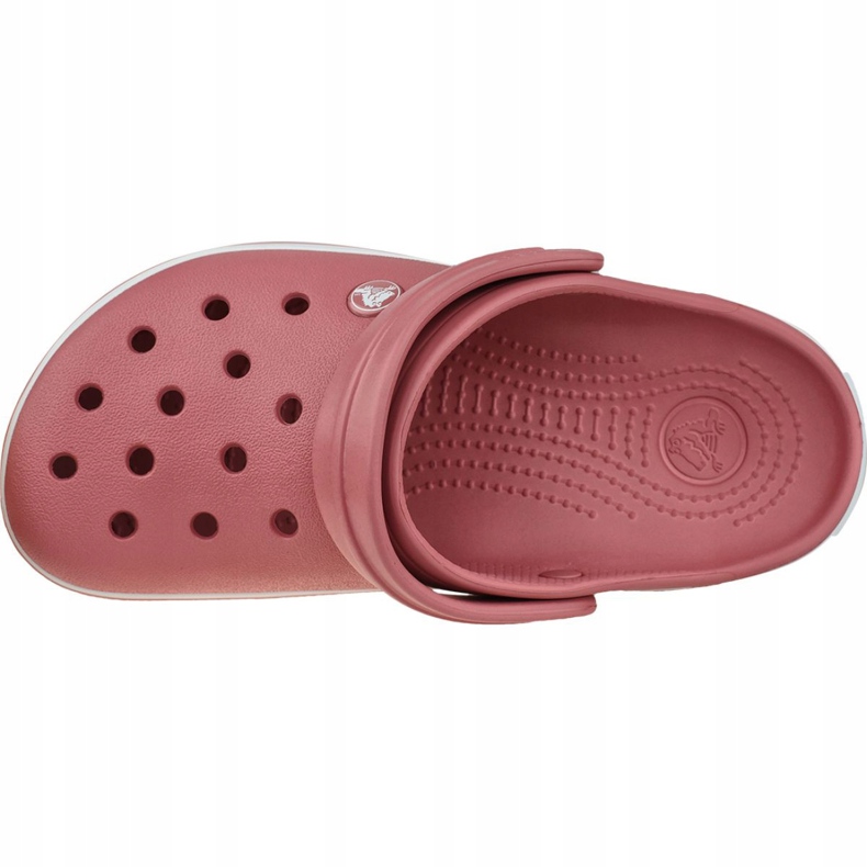 Crocs Crocband 11016-6PH Schuhe weiß rosa 2
