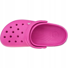 Crocs Crocband 11016-6QR Schuhe weiß rosa 2