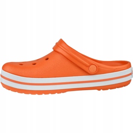 Crocs Crocband 11016-846 Schuhe weiß orange 1
