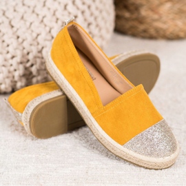 Seastar Espadrilles mit Glitzer gelb 1