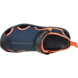 Crocs M Swiftwater Mesh-Deck-Sandale M 205289-4V9 marineblau 2