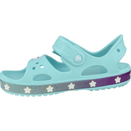 Crocs Fun Lab Einhorn Charm Sandale K 206366-4O9 blau 1