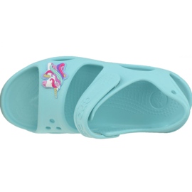 Crocs Fun Lab Einhorn Charm Sandale K 206366-4O9 blau 2