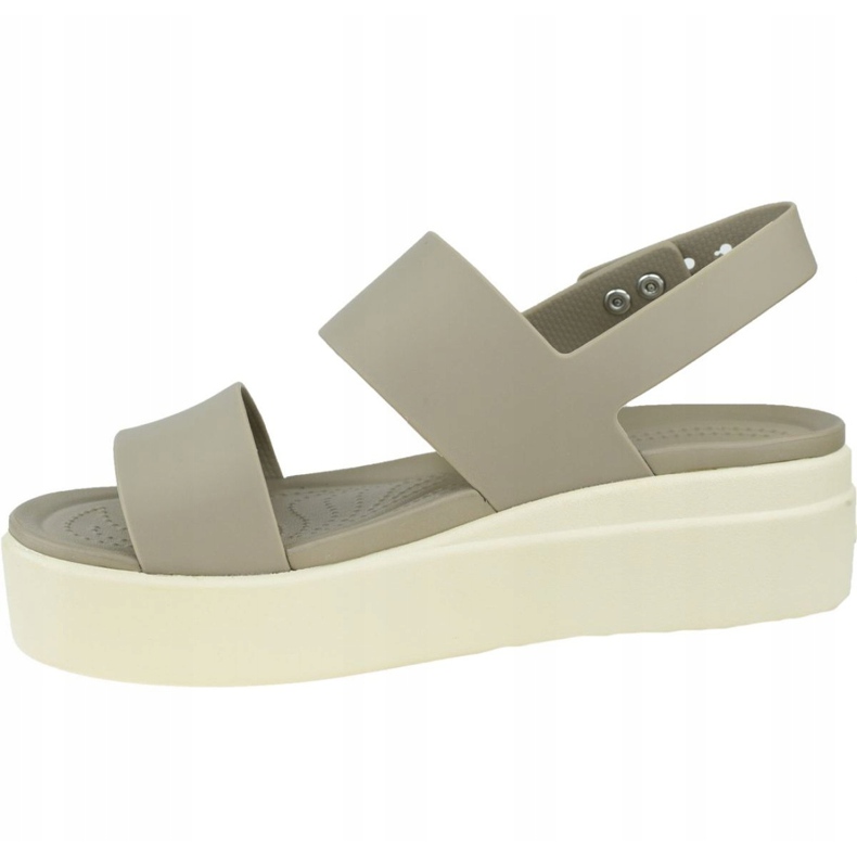 Crocs Brooklyn Low Wedge 206453-15W braun 1