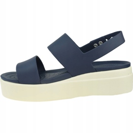 Crocs Brooklyn Low Wedge 206453-46K marineblau 1