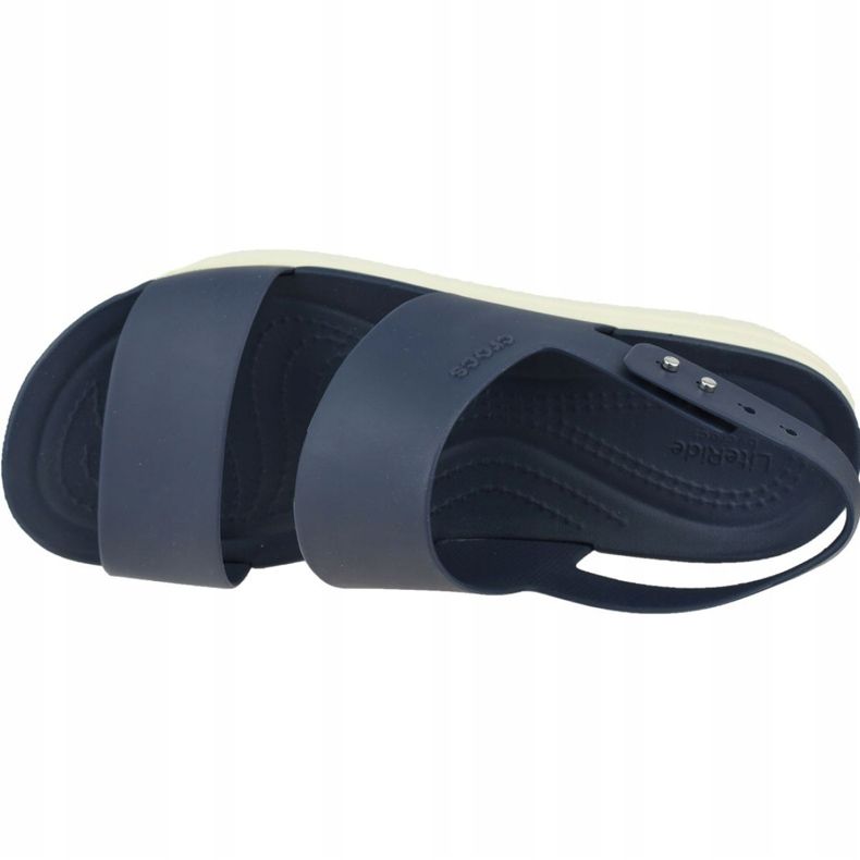 Crocs Brooklyn Low Wedge 206453-46K navy blau 2