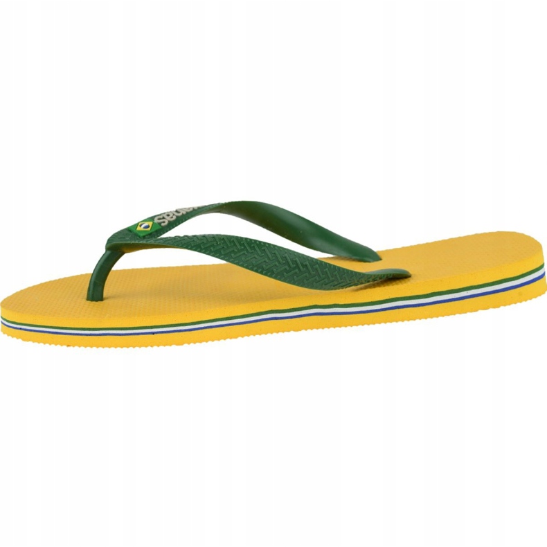 Havaianas Brasil Logo M 4110850-1652 Flip-Flops grün gelb 1