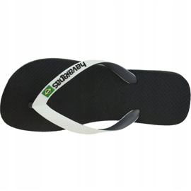 Havaianas Brasil Mix 4123206-0133 Flip-Flops weiß schwarz 2