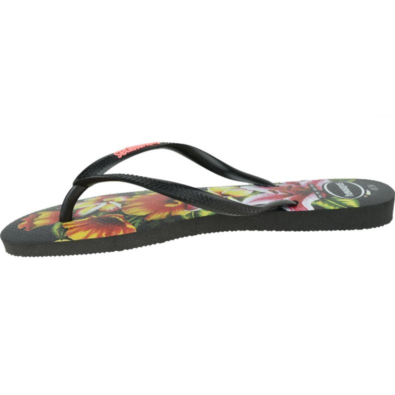 Havaianas Slim Sommer Flip-Flops 4129848-1069 schwarz mehrfarbig 1