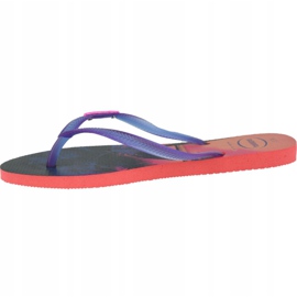 Havaianas Slim Paisage 4132614-6024 Flip-Flops marineblau rosa 1