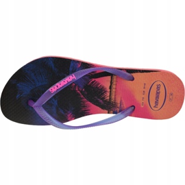 Havaianas Slim Paisage 4132614-6024 Flip-Flops navy blau rosa 2