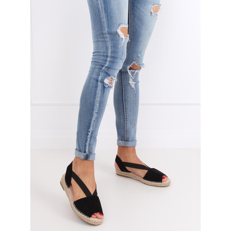 Schwarze Damen Espadrilles 0M815 Schwarz 2