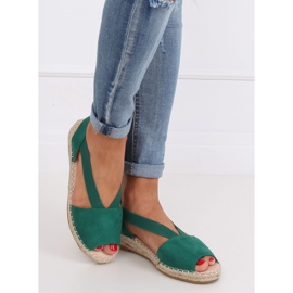 Grüne Espadrilles für Damen 0M815 Grün 1