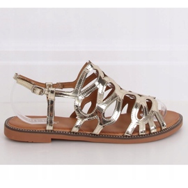 Goldene Damensandalen JY52 Gold 2