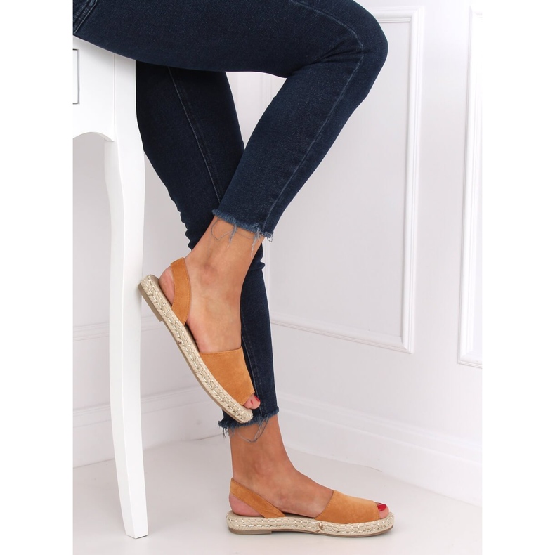 Outdoor-Espadrilles Kamel 99-26A Kamel braun 1