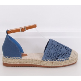 Espadrilles Schnitt blau 3035 Blau 2