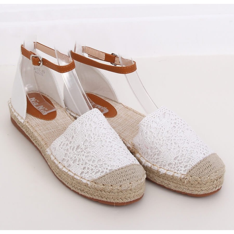 Espadrilles geschnitten weiß 3035 Weiß 1