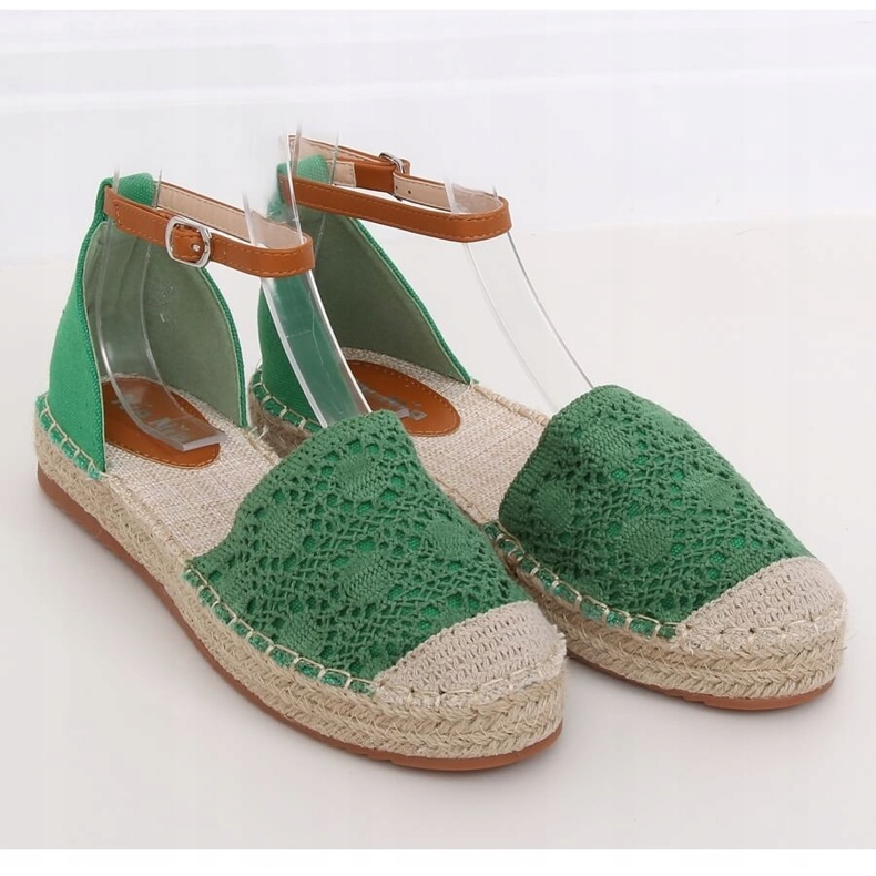 Espadrilles geschnitten grün 3035 Grün 1