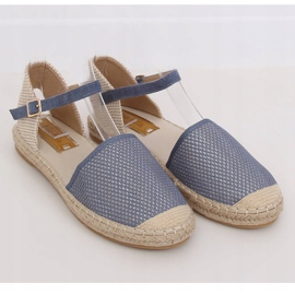 Blaue Damen Espadrilles MB-64119 Blau 1