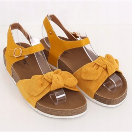 Damen Sandalen Honig TL8-2 Gelb 1