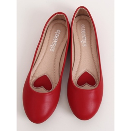 Rote Damenballerinas YSD817 Rot 1