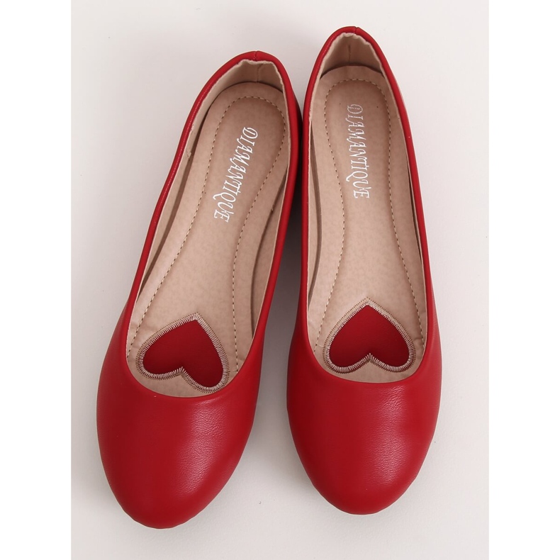 Rote Damenballerinas YSD817 Rot 1