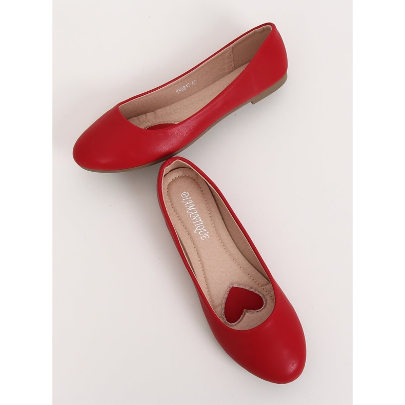 Rote Damenballerinas YSD817 Rot 2