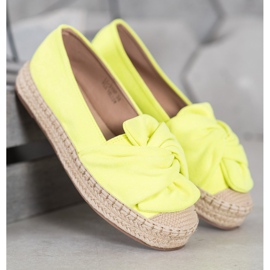 Seastar Wildleder-Espadrilles auf der Plattform gelb 2