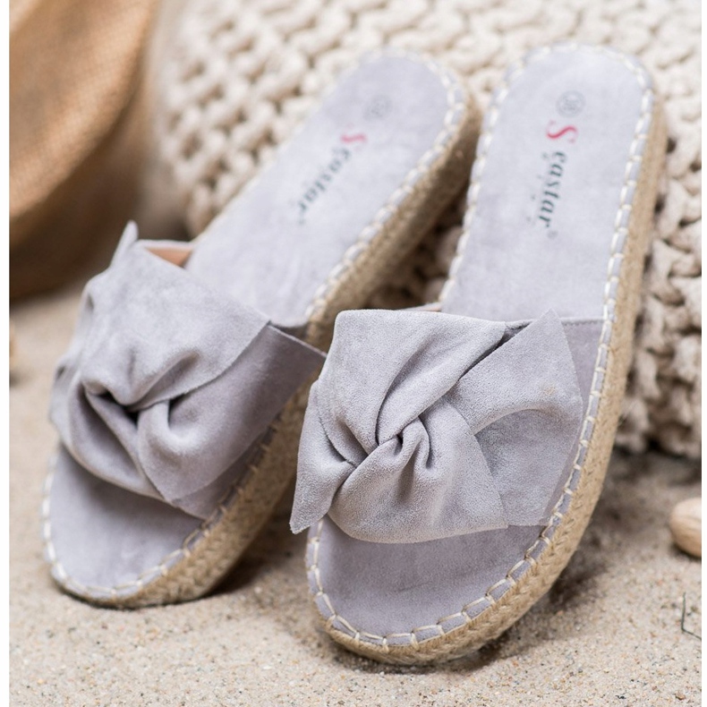 Seastar Espadrilles aus Wildleder grau 1