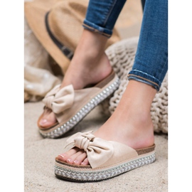 Seastar Wildlederhausschuhe mit dekorativer Plattform braun 2