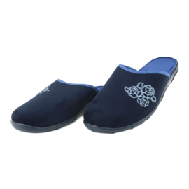 Befado farbige Damenschuhe pu 235D157 marineblau blau 3